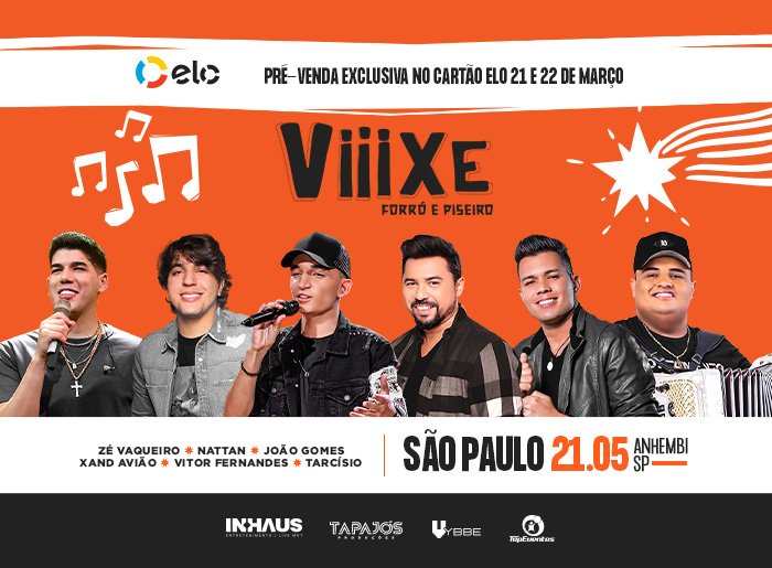 Viiixe Forró e Piseiro São Paulo Evento ON