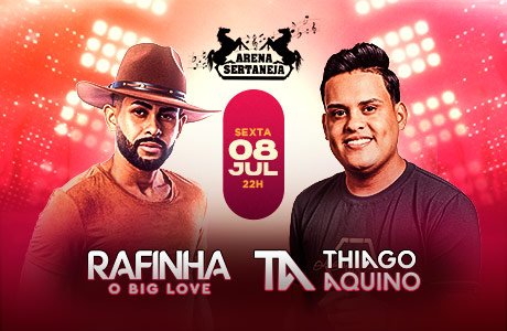 Rafinha o Big Love e Thiago Aquino - São Paulo