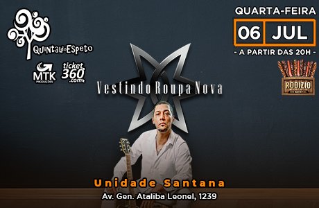 Roupa Nova Cover - São Paulo