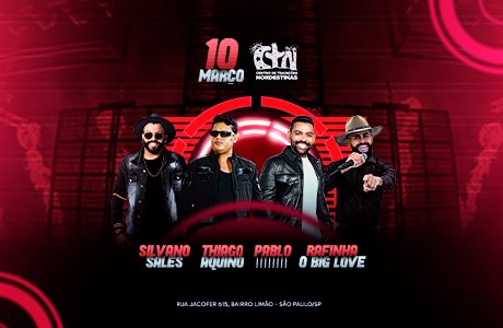 Thiago Aquino, Pablo, Silvanno Salles e Rafinha O Big Love - São Paulo