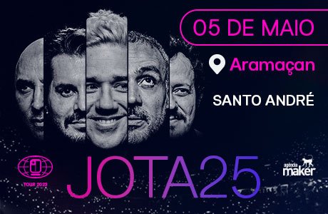 Jota Quest no Aramaçan Turnê 25 Anos - Santo André