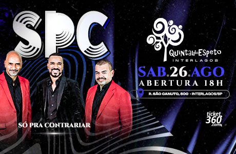 Ticket360 > SPC Acústico 2 O Último Encontro em São Paulo