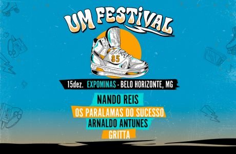 Um Festival com Nando Reis, os Paralamas do Sucesso, Arnaldo Antunes e Gritta em Belo Horizonte