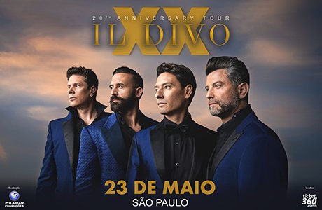 Il Divo Tour de XX Aniversário em São Paulo