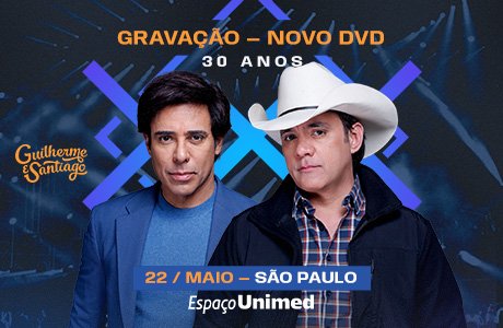Gravação de DVD Guilherme & Santiago em São Paulo