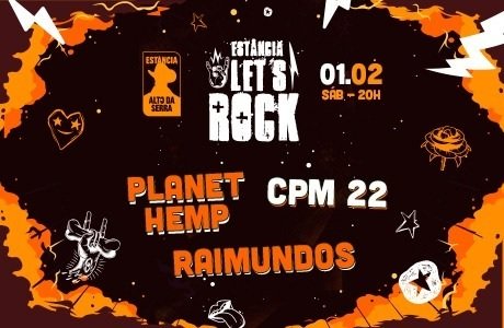 Lets Rock com Planet Hemp, CPM22 e Raimundos em São Bernardo do Campo