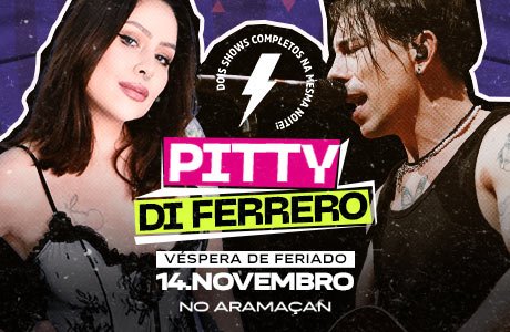 Pitty e Di Ferrero em Santo André