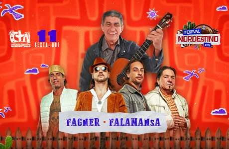 Festival Nordestino com Fagner e Falamansa em São Paulo