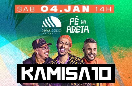 P na Areia com Kamisa 10