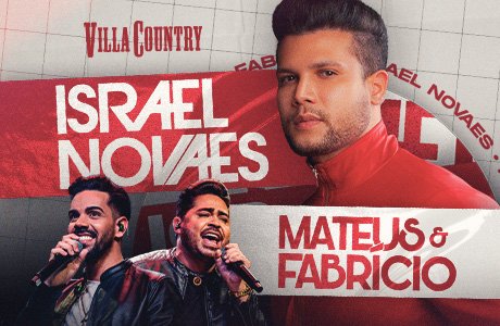 Israel Novaes e Mateus & Fabrício em São Paulo