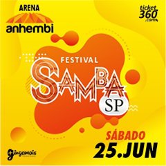Festival Samba SP com Thiaguinho, Dilsinho, Ferrugem, Belo, Pixote e outros