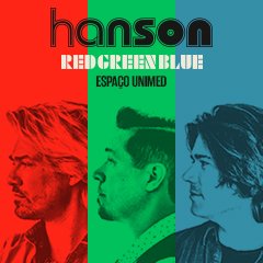 Hanson Red Green Blue Tour 2022 em São Paulo/SP