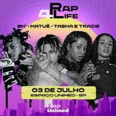 Rap4Life com Matuê, BK, Tasha e Tracie