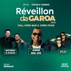 Réveillon da Garoa 2024 com Jorge Ben Jor, Matheus & Kauan, JETLAG e mais DJs