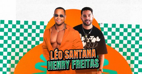 Léo Santana e Henry Freitas em São Paulo