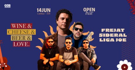 Wine & Cheese & Beer & Love com Frejat, Sideral e Liga Joe
