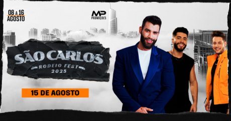 São Carlos Rodeio Fest 2025 com Gusttavo Lima e Bruno & Dener