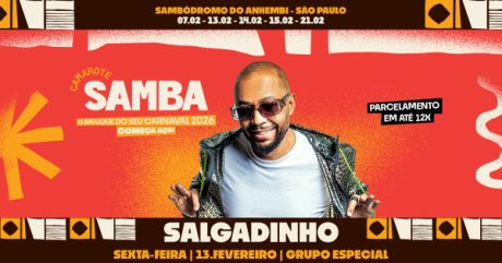Camarote Samba 2026 com Salgadinho Grupo Especial