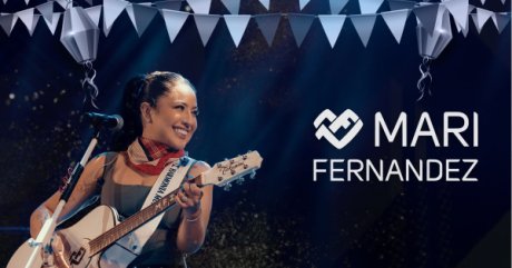Mari Fernandez no Varanda