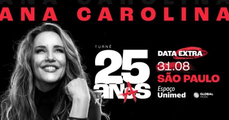 Ana Carolina Turnê 25 Anas Data Extra
