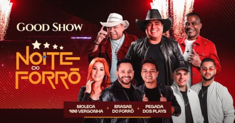 A Noite do Forr com Moleca sem Vergonha, Brasas do Forro e Pegada dos Plays