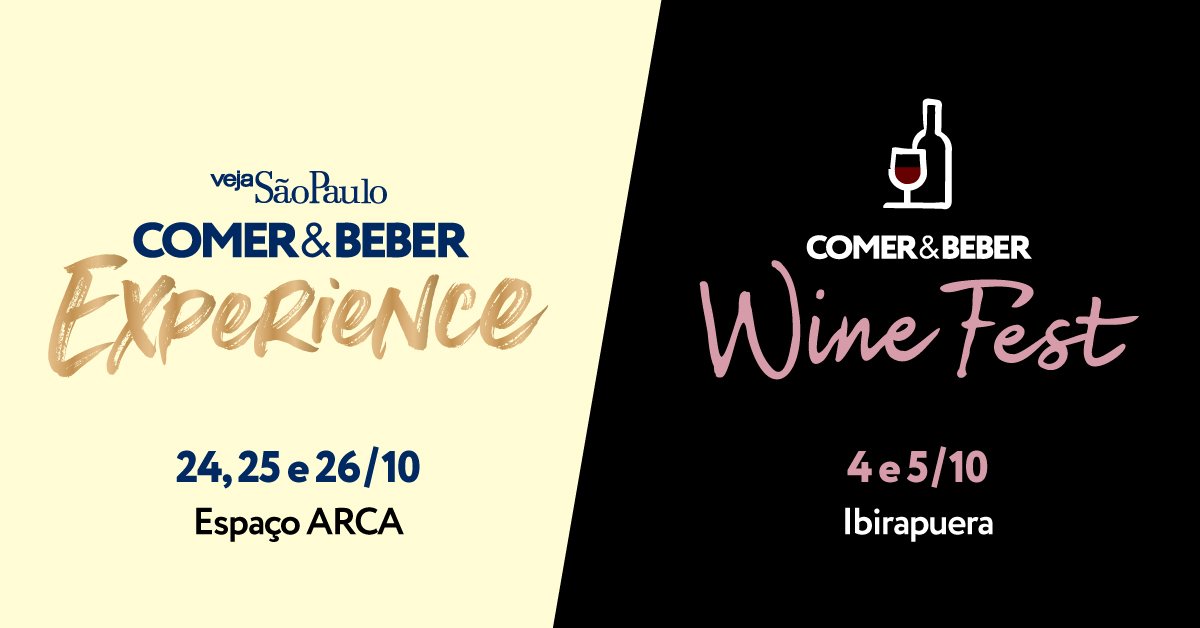 Pacote Wine Fest e Comer & Beber Experience