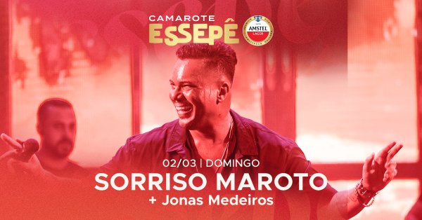 Camarote Essep 2025 com Sorriso Maroto e Jonas Medeiros Grupo de Acesso I