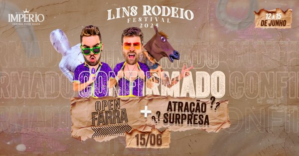 Lins Rodeio Festival 2025 com Open Farra e mais