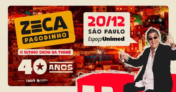Zeca Pagodinho Turn 40 Anos